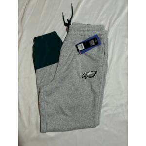 NFL Ultra Game Eagles Sweatpants Grey / $75 Retail!! / Size L / Brand New!!